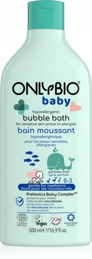 OnlyBio Bagnoschiuma ipoallergenico per bambini (500 ml)