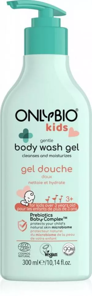 OnlyBio Gel detergente delicato per bambini dai 3 anni (300 ml) - con un profumo delicato