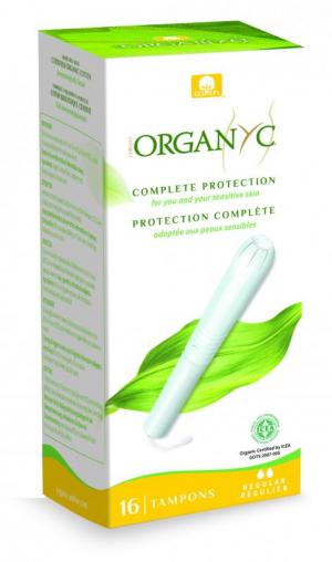 Tamponi con applicatore Regular (16 pezzi) - 100% bio-cotone, 2 gocce