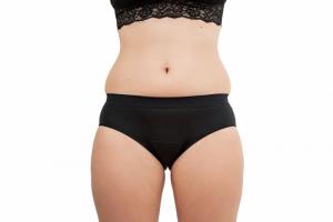 Mutandine mestruali Black Bikini - Medium Black - htr. e mestruazioni leggere (L)