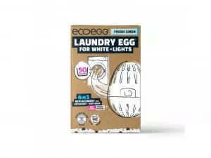 Ecoegg Uovo di lavaggio per biancheria bianca per 50 lavaggi di cotone fresco