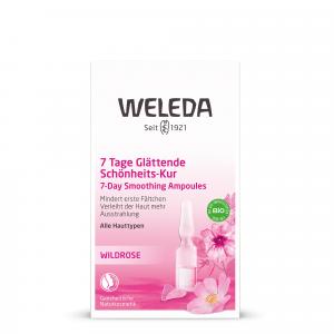 Olio per il viso alla rosa in fiale - Trattamento levigante 7 giorni 7pz 6ml