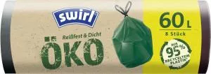 Swirl Borse retrattili Eco (8 pezzi) - 60 l - 95% materiali riciclati
