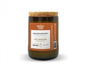 The Greatest Candle Candela in bottiglia di vino (170 g) - fiore darjeeling - durata circa 50 ore