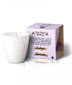 The Greatest Candle in the World Candela profumata in vetro (130 g) - mirtilli