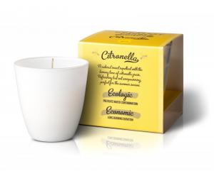 The Greatest Candle Candela profumata in vetro (130 g) - citronella