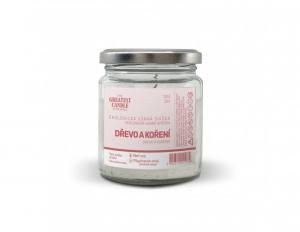 The Greatest Candle Candela a spreco zero in vetro (120 g) - legno e spezie - durata circa 30 ore