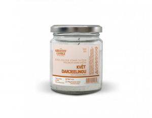 The Greatest Candle Candela a spreco zero in vetro (120 g) - fiore di darjeeling - dura circa 30 ore