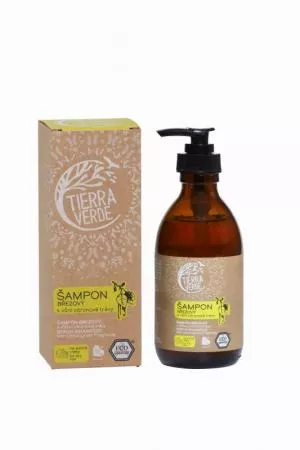 Tierra Verde Shampoo alla betulla per capelli secchi con citronella (230 ml)