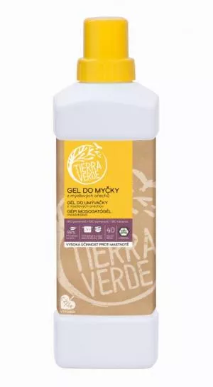 Tierra Verde Gel per lavastoviglie - INNOVACE (1 l) - da noci di sapone in qualità biologica