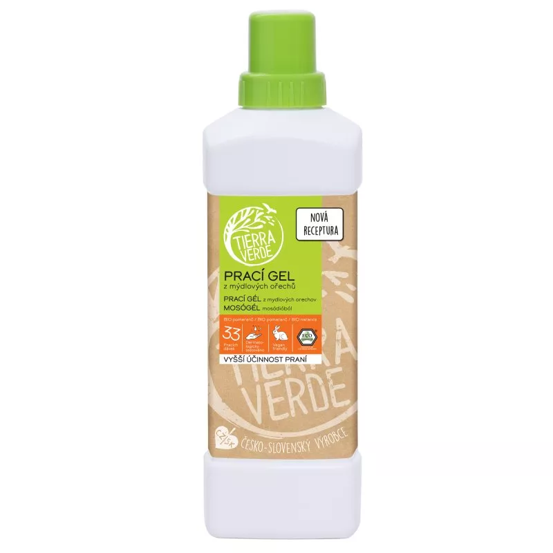 Tierra Verde Gel di lavaggio con BIO orange - INNOVATION (1 l)