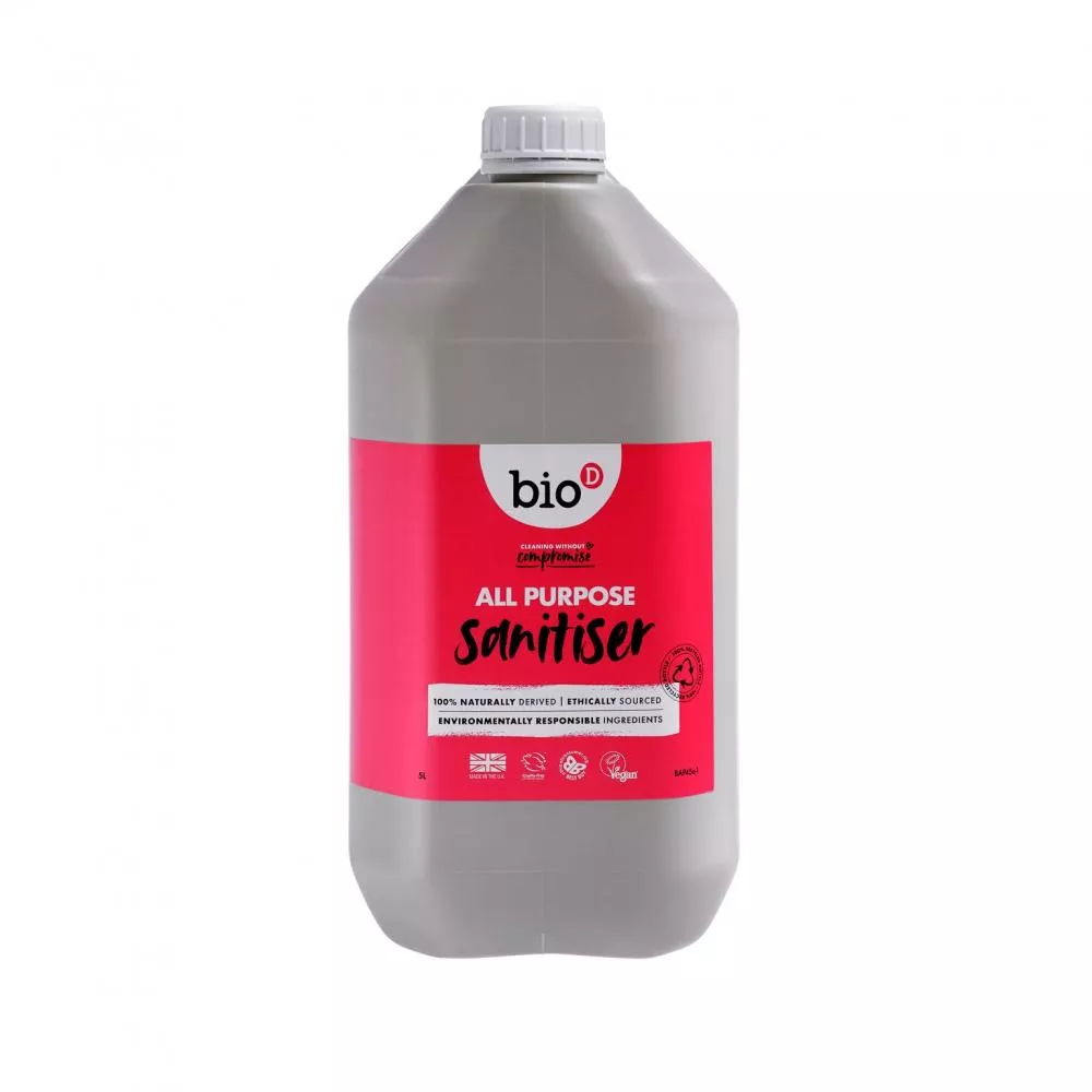 Bio-D Detergente universale con disinfettante con olio arancione - tanica (5 L)