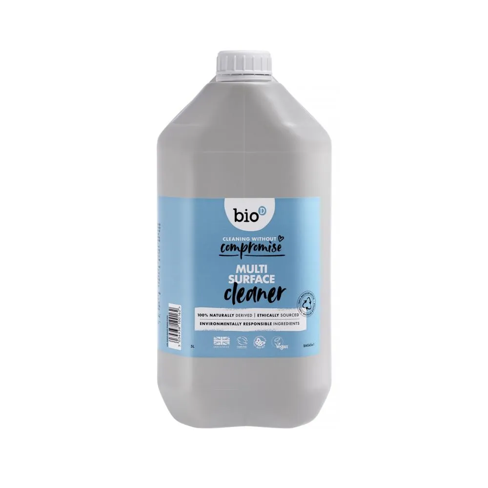 Bio-D Detergente universale con disinfettante con olio arancione - tanica (5 L)