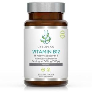 Vitamina B12, 1000 µg Bioactive sotto la lingua, 60 compresse