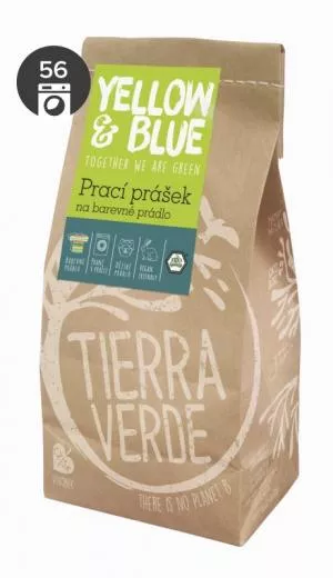 Tierra Verde Detersivo per bucato colorato (sacchetto di carta 850 g)