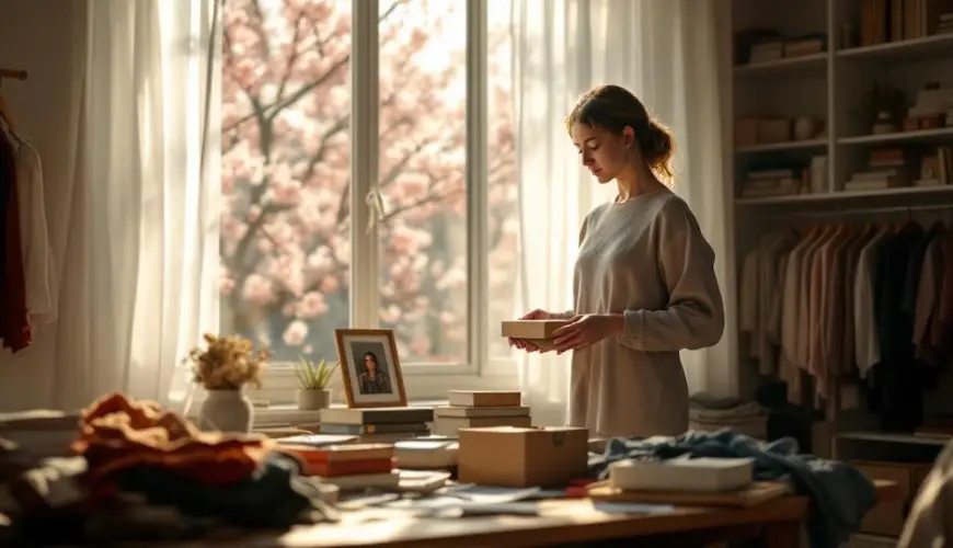 La primavera come un nuovo inizio che ti aiuta a lasciare andare le vecchie cose e i pensieri