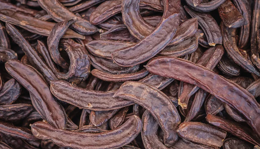 Prova il carrube, un'alternativa salutare allo zucchero e al cacao