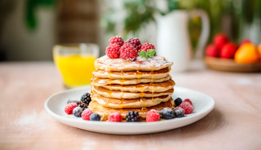 Prova la ricetta dei pancake senza latte