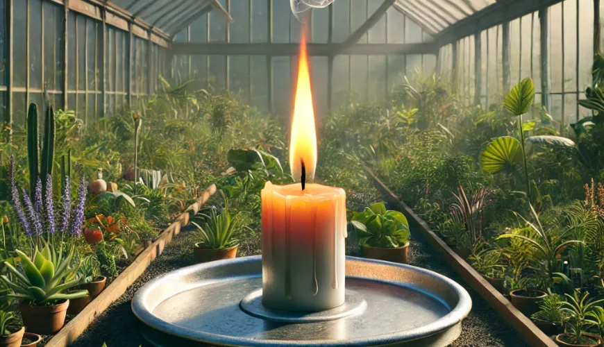 La candela di siero come aiuto tradizionale dei giardinieri