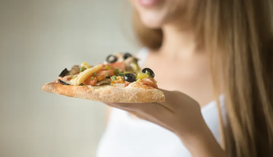 Fitness pizza che combina gusto e valori salutari